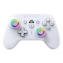 Subsonic white Bluetooth wireless LED controller for Nintendo Switch OLED with programmable RGB lighting