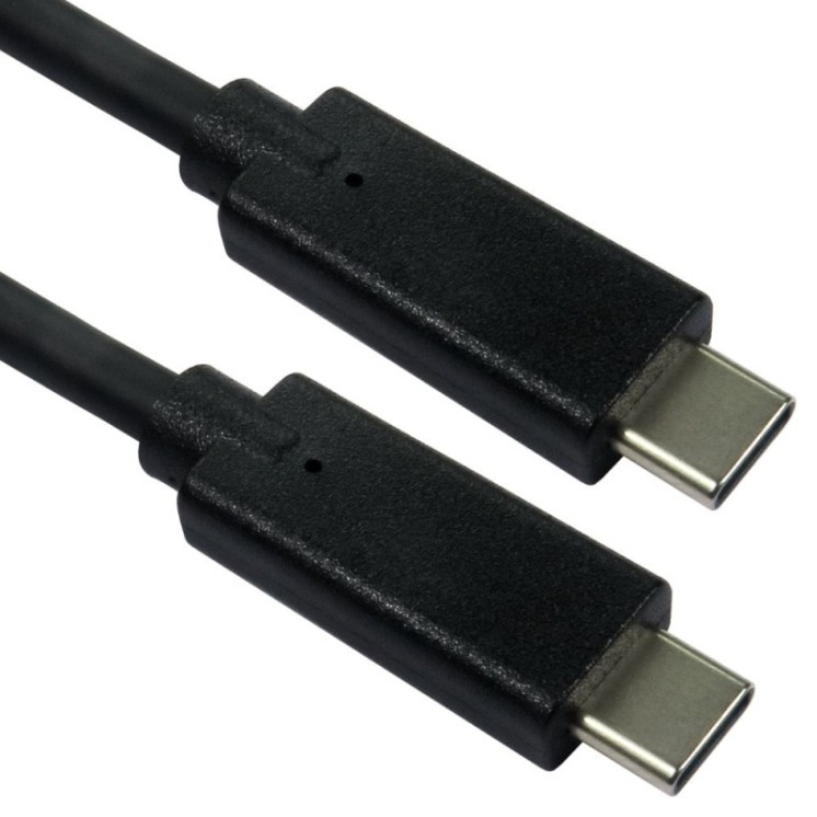 1m USB 10Gbps Type C (M) to Type C (M) Cable 100W - Black
