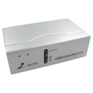 2 Port KVM Switch with Audio - SVGA & USB
