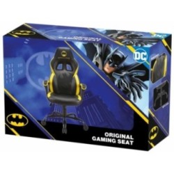 Subsonic Batman black and yellow e-sports gaming chair with embroidered logo