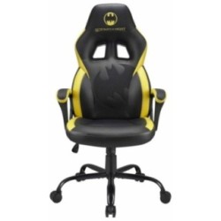 Subsonic Batman black and yellow e-sports gaming chair with embroidered logo