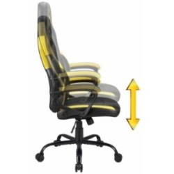 Subsonic Batman black and yellow e-sports gaming chair with embroidered logo