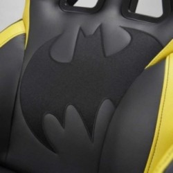 Subsonic Batman black and yellow e-sports gaming chair with embroidered logo