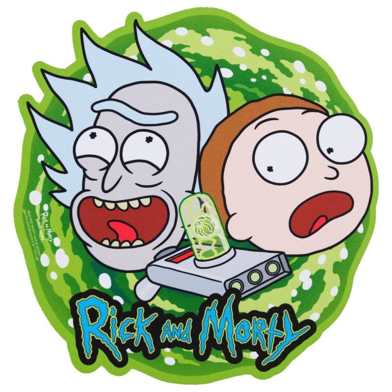 Subsonic Rick and Morty gaming mouse pad multi-colour printed design 300mm