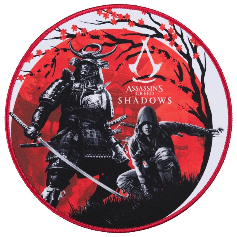 Subsonic Assassin's Creed Shadows gaming mouse pad 300mm 3mm non-slip rubber base