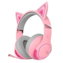 Edifier G5BT Pink Hi-Res Bluetooth Cat Ear Gaming Headset