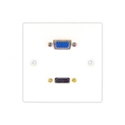 Single HDMI & VGA Faceplate Range