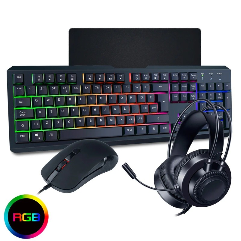 CiT Rainbow 4-in-1 RGB gaming keyboard