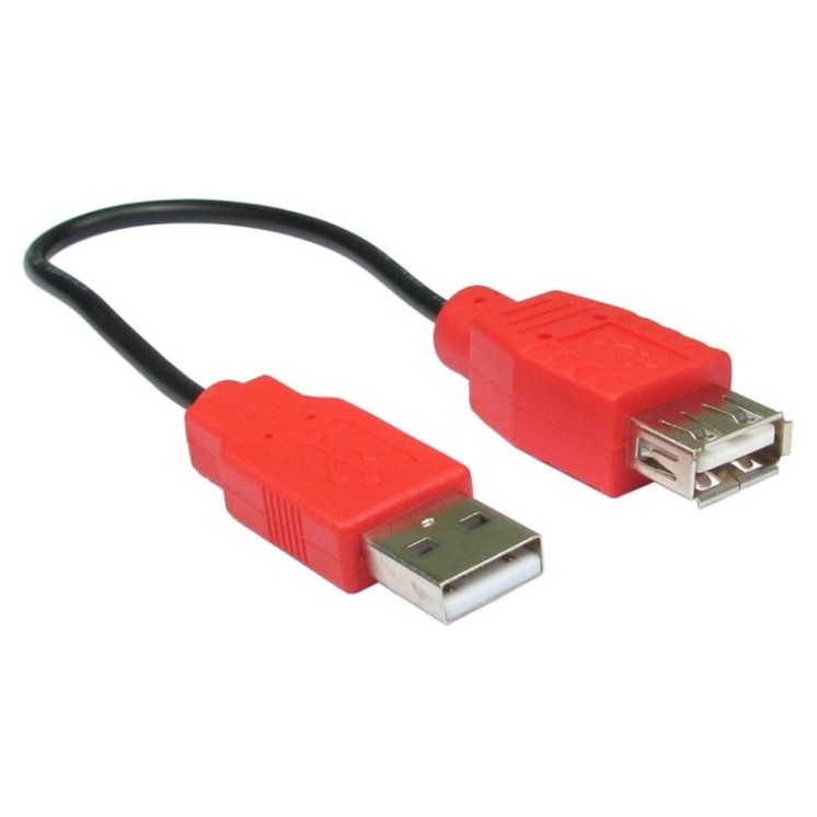 USB Type A (M) to Type A (F) Power Only Cable