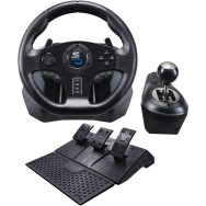 Subsonic GS 850X gaming steering wheel with pedals and manual gear shift