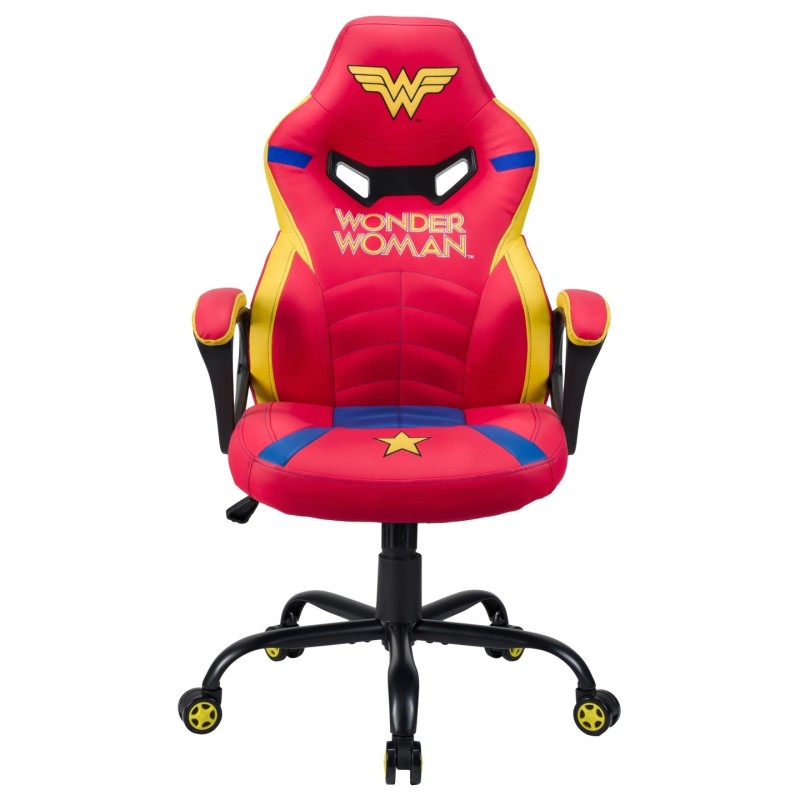 Subsonic Wonder Woman Junior Gaming Chair Red Yellow