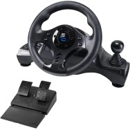 Subsonic GS750 Drive Pro gaming steering wheel with integrated gearstick and pedal set