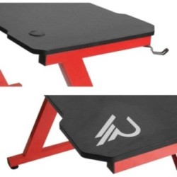 Subsonic Raiden Pro gaming desk carbon finish 110x60cm Z-shaped frame