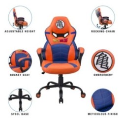 Subsonic Dragon Ball Z junior gaming chair orange and purple