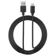 Subsonic USB Type-C 3m Charging Cable for PS5 DualSense and Xbox Series X controllers - Black