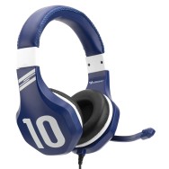 Subsonic blue wired football gaming headset with microphone