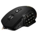 Canyon CND-SGM9 17-button wired MMO gaming mouse black orange