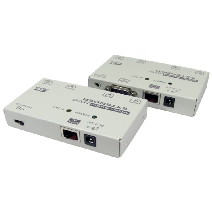 SVGA Extender Over Cat5e with Audio