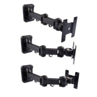 Lindy Multi Joint Cantilever TV Wall Bracket 10kg Black