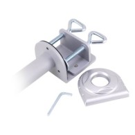 Lindy 450mm Desk Clamp Pole Silver