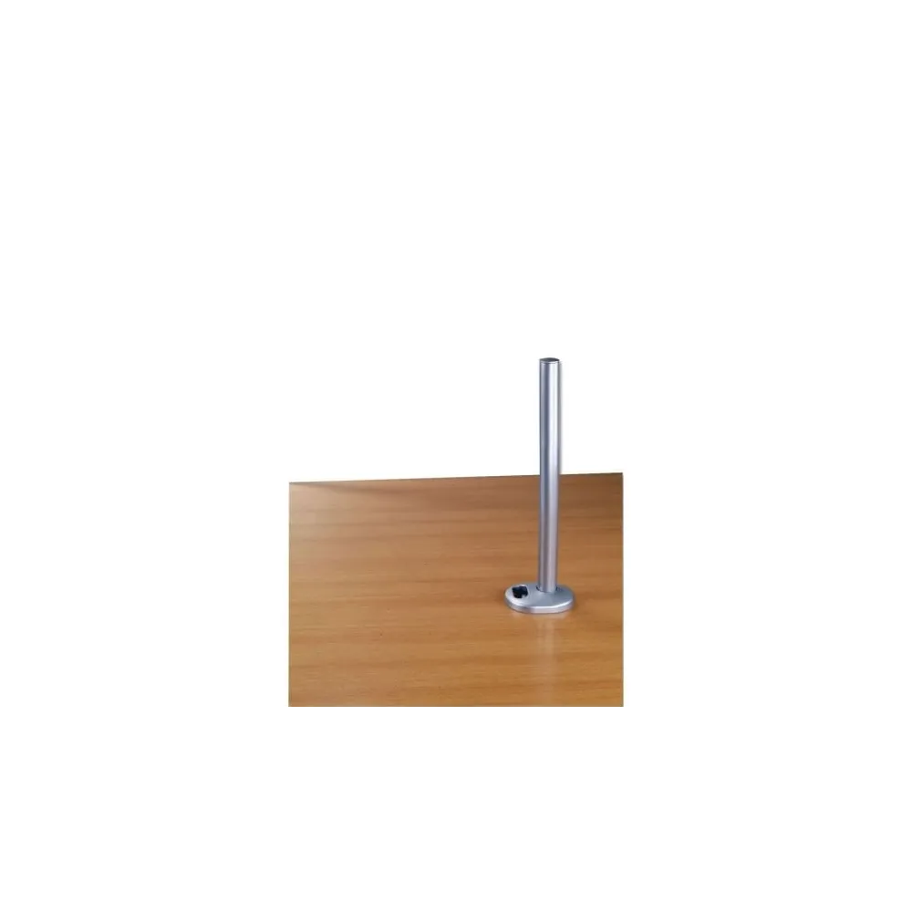 Lindy 450mm Desk Grommet Clamp Pole Silver