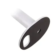 Lindy 450mm Desk Grommet Clamp Pole Silver