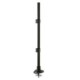 Lindy 700mm Pole with Desk Clamp and Cable Grommet Black