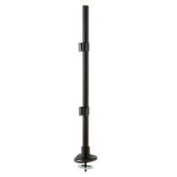 Lindy 700mm Pole with Desk Clamp and Cable Grommet Black