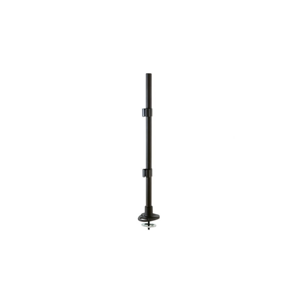 Lindy 700mm Pole with Desk Clamp and Cable Grommet Black