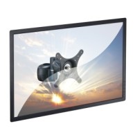 Lindy LCD Bracket Up To 6kg, Black Desk Clamp Pole Bracket