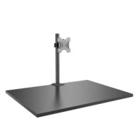 Lindy Single Display Short Bracket With Pole And Desk Clamp Monitor Stand