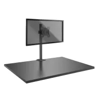 Lindy Single Display Short Bracket with Pole and Desk Clamp