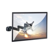 Adjustable LCD Arm, Black - Lindy