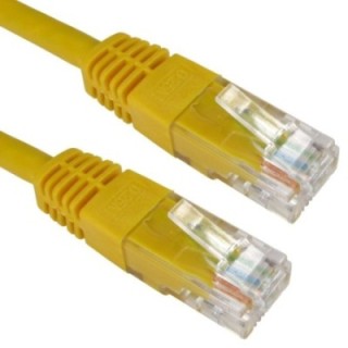 0.25m Cat6 Patch Cable - Yellow