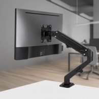 Lindy Single Desktop Gas Arm Display Mount - Black