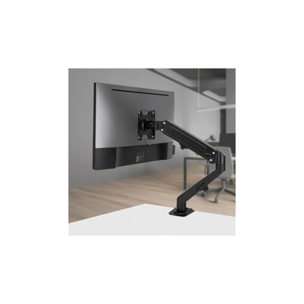 Lindy Single Desktop Gas Arm Display Mount Black