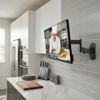 Lindy Single Adjustable Wall Mounted Display Mount