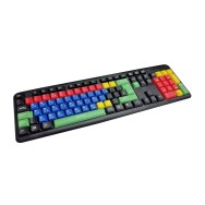 SEN USB keyboard featuring colour-coded layouts and double-sized keys