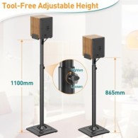 ELIVED EV5028 Adjustable Speaker Stands Pair
