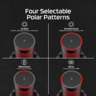 HyperX QuadCast 2 USB Microphone Black