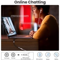 UGREEN 3.5mm Headphone Mic Splitter Cable