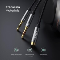 UGREEN 3.5mm Headphone Mic Splitter Cable