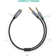 UGREEN 3.5mm Headphone Mic Splitter Cable