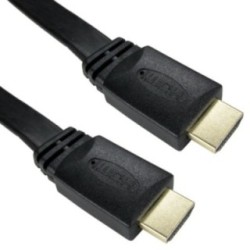 2m Flat HDMI Hi-Speed with Ethernet Cable