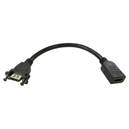 0.2m High Speed with Ethernet HDMI Stub F-F
