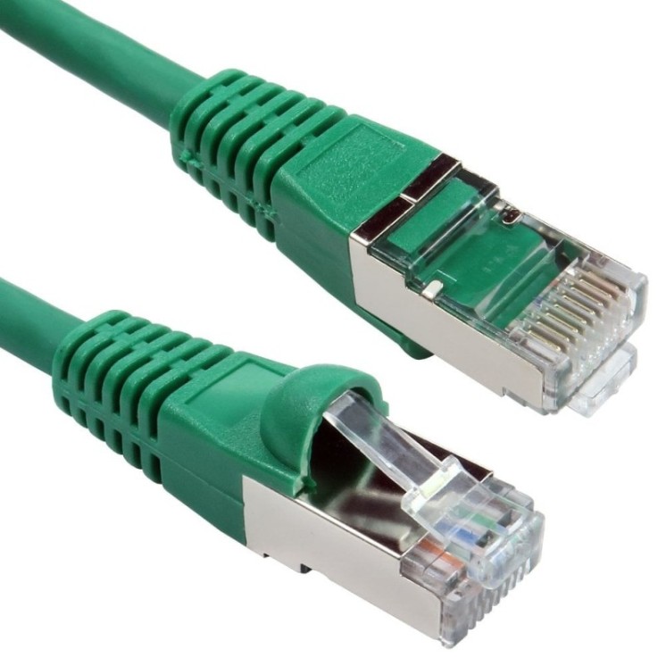 0.5m Cat6A Patch Cable - Green