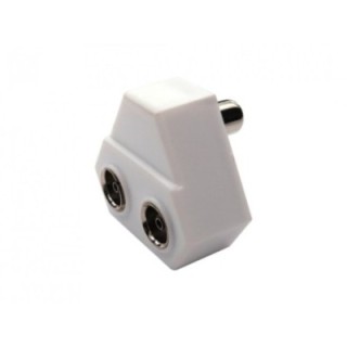 TV Coax 2 Port Splitter