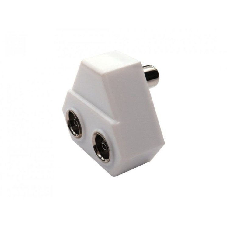 TV Coax 2 Port Splitter
