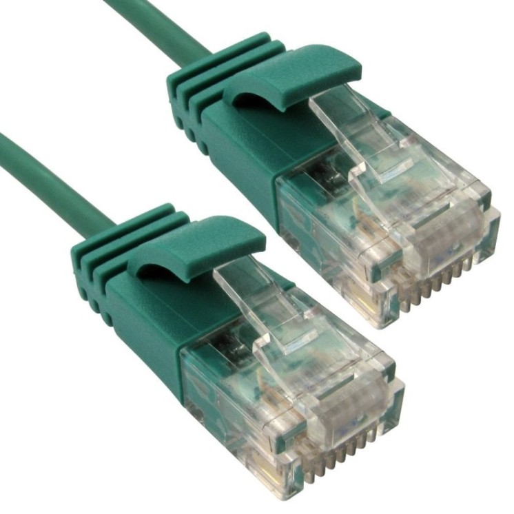 3m Slim Economy 6 Gigabit Patch Cable Patch Cable - Green