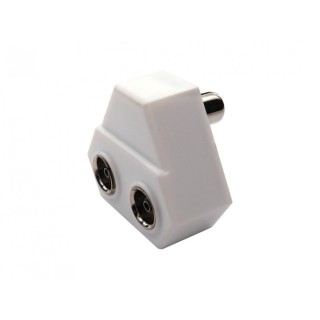TV Coax 2 Port Splitter